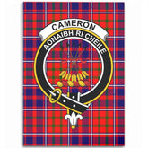 Cameron of Lochiel Modern Tartan Crest Area Rug